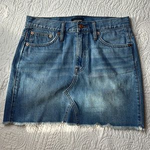 J Crew Denim Skirt